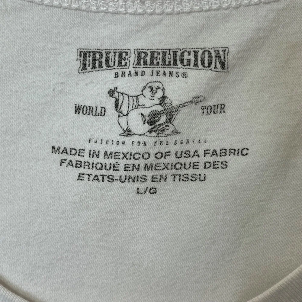 True Religion U 71 White Tank Top